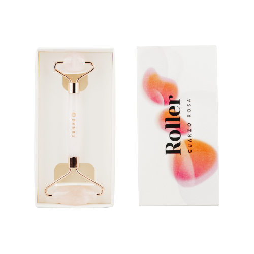 Jade Roller Facial de Cuarzo Rosa — Caredamia - Main Image